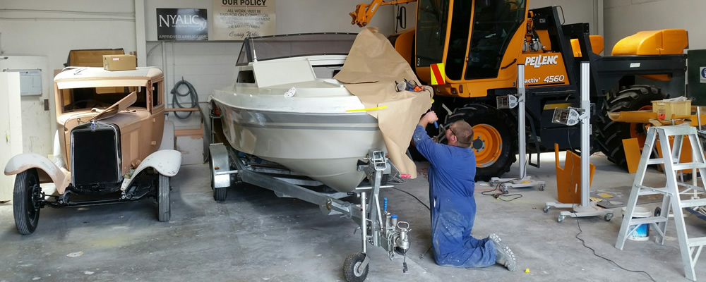 Sport Boat Restoration by Riverside Refinishers in Blenheim NZ