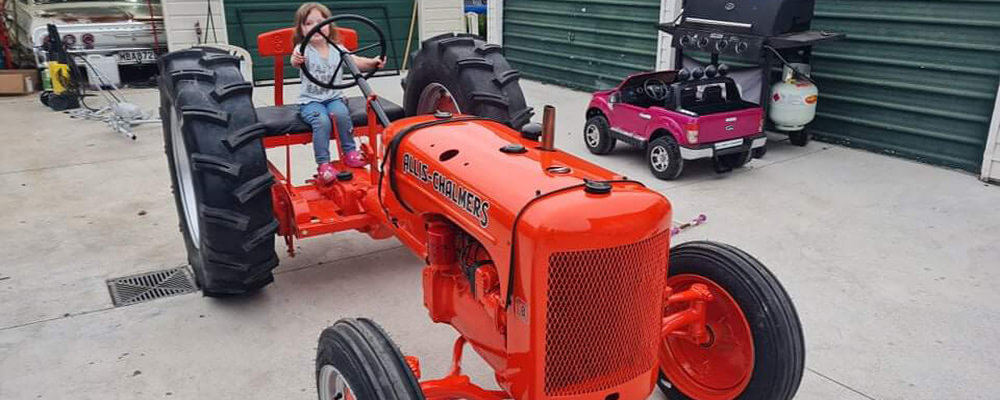 Tractor Repainting Riverside Refinishers Marlborough NZ